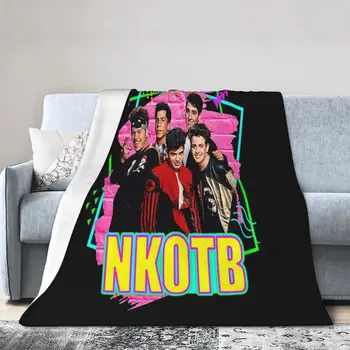 NKOTB Music Классическая футболка Ультрамягкое одеяло из микрофлиса