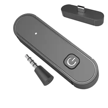  С микрофоном Новый адаптивный беспроводной приемник динамиков с низкой задержкой USB Адаптер для ПК / PS4 Приемник для наушников с низкой задержкой и микрофоном