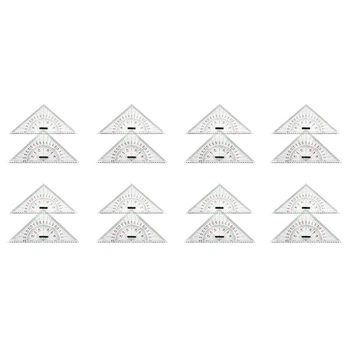 16X Диаграммная чертежная треугольная линейка для корабельного черчения 300-миллиметровая крупномасштабная треугольная линейка