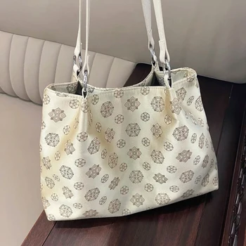 Женская вместительная сумка Hobos Жаккардовое плетение Большая женская сумка через плечо Женская повседневная сумка для покупателей 2023 Китайский стиль