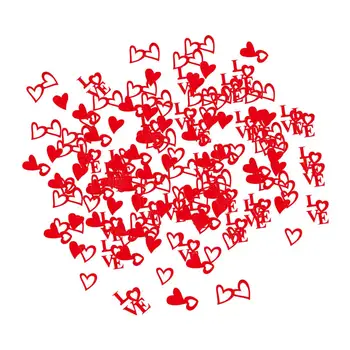200 штук Конфетти на День святого Валентина Декоративное сердце Валентин Конфетти для приглашений Торжества День рождения События Юбилей