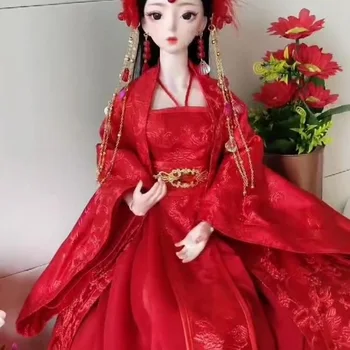 de beisheng/ye luo li красная одежда, 1/3 bjd кукла древний стиль кукла платье бесплатная доставка