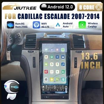 256G Android 12 Tesla Вертикальный Экран Для Cadillac Escalade 2007 2008-2014 Авто Радио GPS Carplay Navi Стерео Мультимедийный Плеер
