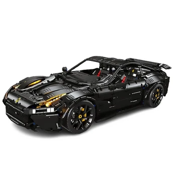 новый высокотехнологичный 91102 3097 шт. Креативный Moc F12 Super Sport Черные гоночные автомобили Модель RSR Кирпичи Строительные блоки Игрушки Детские подарки