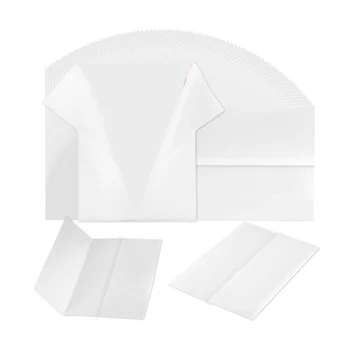 120 шт. предварительно сложенная пергаментная бумага, куртки из пергамента для печати полупрозрачная пергаментная бумага 5X7 дюймов пергаментная бумага