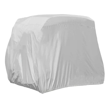 4 Крышка тележки для гольфа 210D Oxford Водонепроницаемый пылезащитный чехол на крыше Дождевик для EZ GO, Club Car,