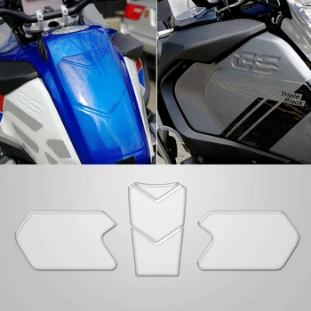Наклейки с прозрачной накладкой на бак мотоцикла для BMW R1200GS 2014-2018 и R1250GS 2019-2023 Наклейки на приключенческий мотоцикл