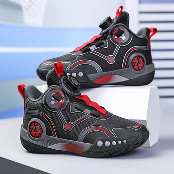 Высококачественная мужская баскетбольная обувь Мужская детская повседневная спортивная обувь унисекс Уличная баскетбольная тренировочная обувь Детские кроссовки