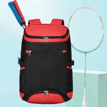 Теннисный рюкзак Рюкзак для занятий спортом на открытом воздухе Ракетки для бадминтона и сквоша