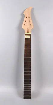 Yinfente Гитарный гриф 22 лада 27 дюймов Накладка из палисандра Не инкрустация Болт на пятке Незаконченные детали гитары Высококачественная замена