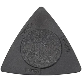 Фленжер 10шт Треугольные медиаторы 1.0 0.75 0.5 мм в ПК + АБС-пластик Черный