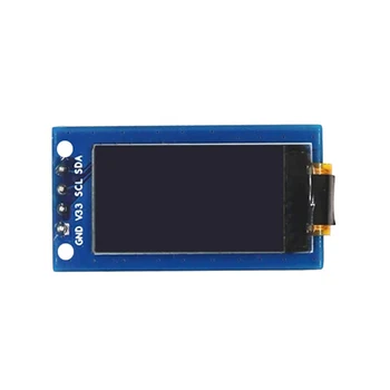 64 * 128 SH1107 Драйвер IIC 4-контактная пайка Белый свет 3,3 В 0,96 дюйма Модуль экрана OLED
