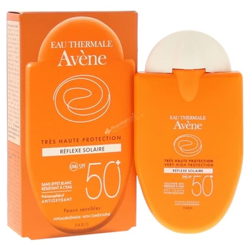 Avene Sunscreen SPF50+ 30 мл Высокоэффективная защита от солнца Защита от пота Нежный двойной уход Контроль масла Освежающий портативный солнцезащитный крем