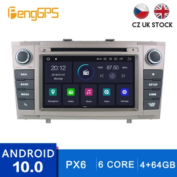 Android 10.0 CD DVD Плеер для Toyota Avensis 2009-2015 GPS Навигация Мультимедийное головное устройство Сенсорный экран с Carplay DSP 4 + 64G