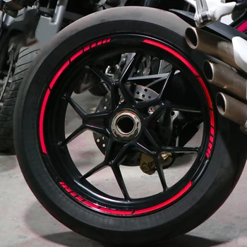 наклейки на колесо мотоцикла наклейки 17/18 дюймовый светоотражающий обод для шлема drz400 Honda cb500f zx25r Piaggio Suzuki Moto Rs660 Shoei