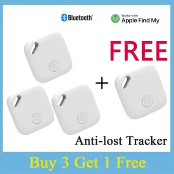 Bluetooth GPS-трекер Smart Air Tag Mini Child Pet Finder Key Anti-lost Security Alarm Locator для Apple IOS System Find My App
