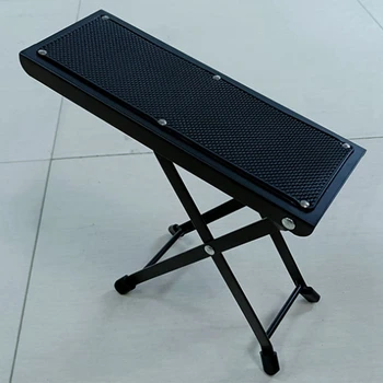 1 шт. Гитарный стул для ног Гитарная педаль Подставка для гитары Ступенчатая подставка для ног 4-позиционный регулируемый по высоте