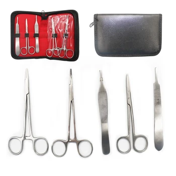 Медицинский набор для обучения хирургии кожного шва Набор для практического обучения ножницам Набор для практического обучения