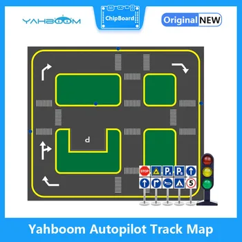 Yahboom Autopilot Track Map UV Print Canvas (2,8 м * 3,2 м)
