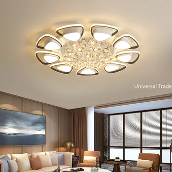 Современный минималистичный потолочный светильник индивидуальность креативный роскошный хрустальный потолочный светильник для гостиной лампа расширенный свет в спальне