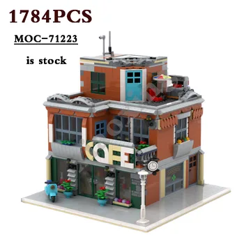 Classic 10264 Cafe Alternative Build MOC-71223 Строительный блок Игрушечный набор 1784 детали • Модульная конструкция DIY Игрушка Подарок на день рождения