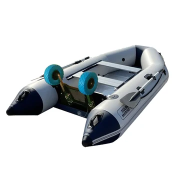  Надувные колеса для спуска на воду лодки Транцевая тележка из нержавеющей стали с 10-дюймовыми колесами для алюминиевой лодки