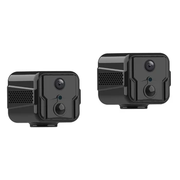 T9 Беспроводная мини-камера 2-сторонняя аудиосвязь Удаленный мониторинг сети IP-камера 1080P Видеокамера ночного видения (A)