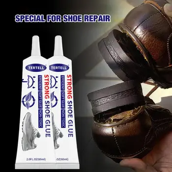 60 мл Прочный липкий клей для обуви Быстросохнущий низкотемпературный стойкий клей для сандалий для ремонта кожаной спортивной обуви