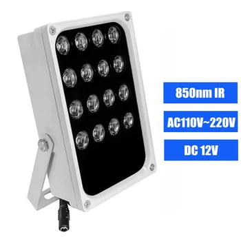 16 Array IR Led Infrared Illuminator Водонепроницаемый Ночной Видение CCTV Fill Light AC 110 В ~ 220 В / DC 12 В для камеры видеонаблюдения
