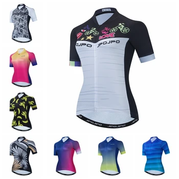 Новинка 2021 года Велоспорт Джерси Женщины Летний велосипед Джерси Топы Pro Team MTB Велосипедная рубашка Шоссейный велоспорт Одежда Maillot Ciclismo
