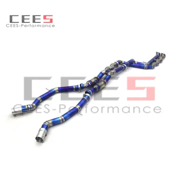 CEES Средняя труба одинаковой длины Выхлопная труба для BMW M3 / M4 F80 / F82 3.0T 2015-2019 Высокопроизводительная выхлопная система
