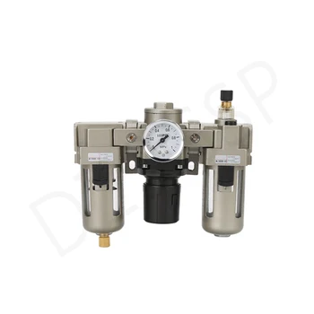 Пневматический трехкомпонентный AC2000-02 Газоисточник Процессор Клапан регулирования давления Фильтр масло-водяной сепаратор AC3000-03